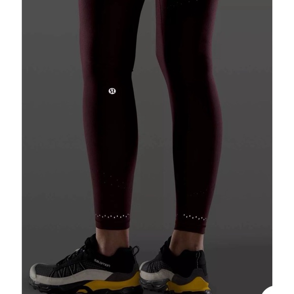 Lululemon Zoned In Tight *27" Plum Shadow Size 4 - Picture 6 of 10